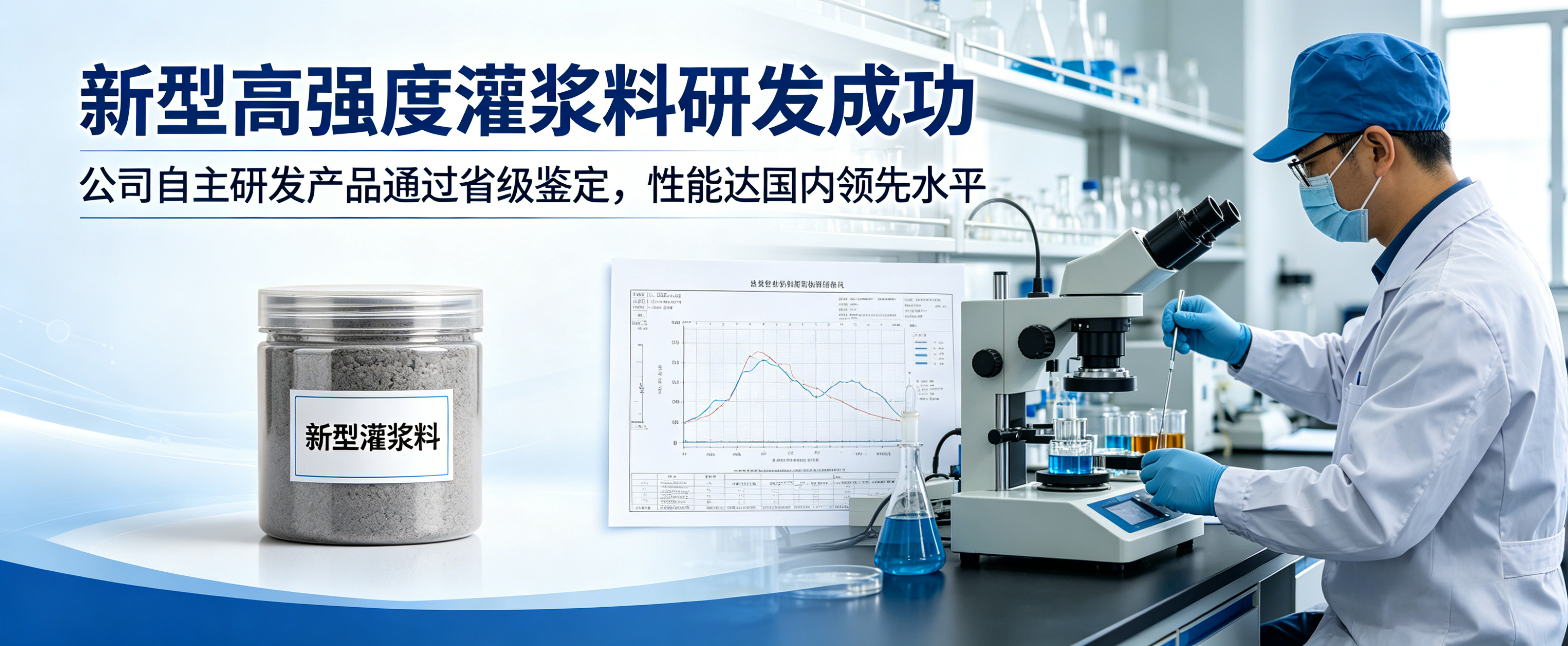 新型灌浆料研发成功